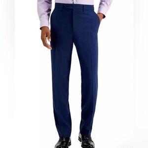 Nautica Men's Blue Modern Fit Bi-Stretch Suit Dress Pants - NWT